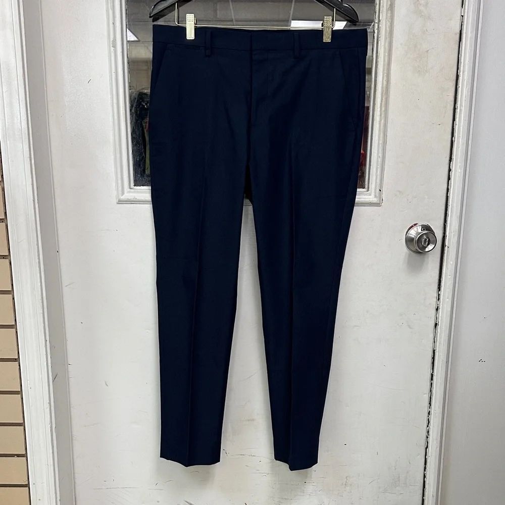 Express Men's Dark Blue Dress Pants